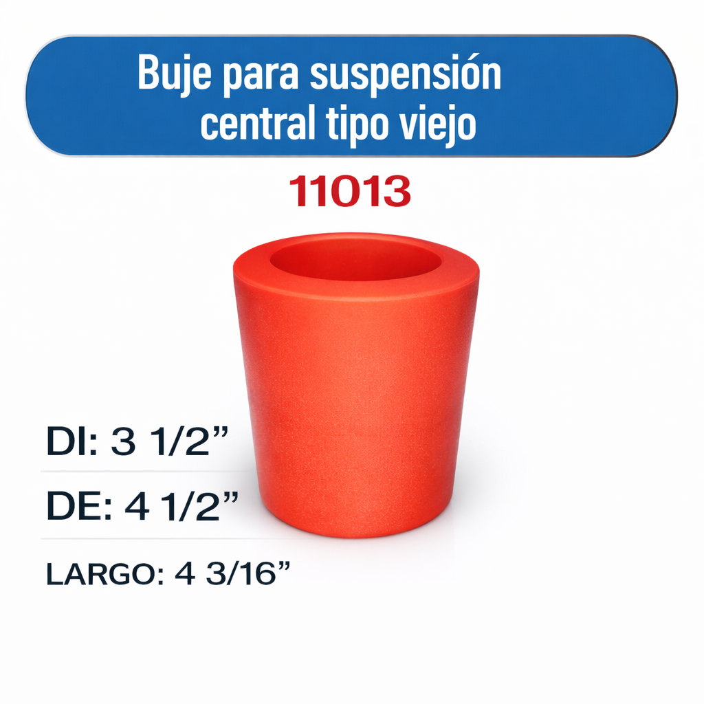 11013 Buje para suspensión central tipo viejo