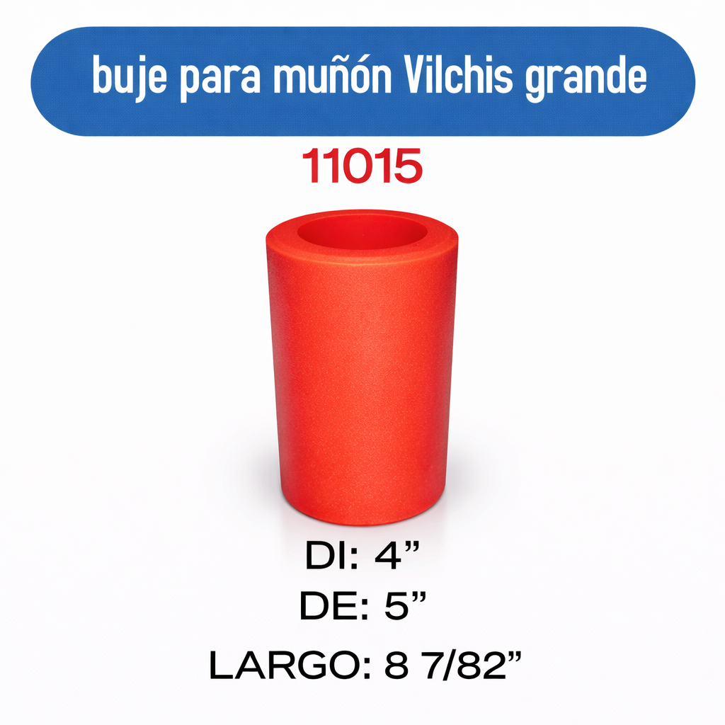 11015 Buje de suspensión central para muñon  vilchis grande