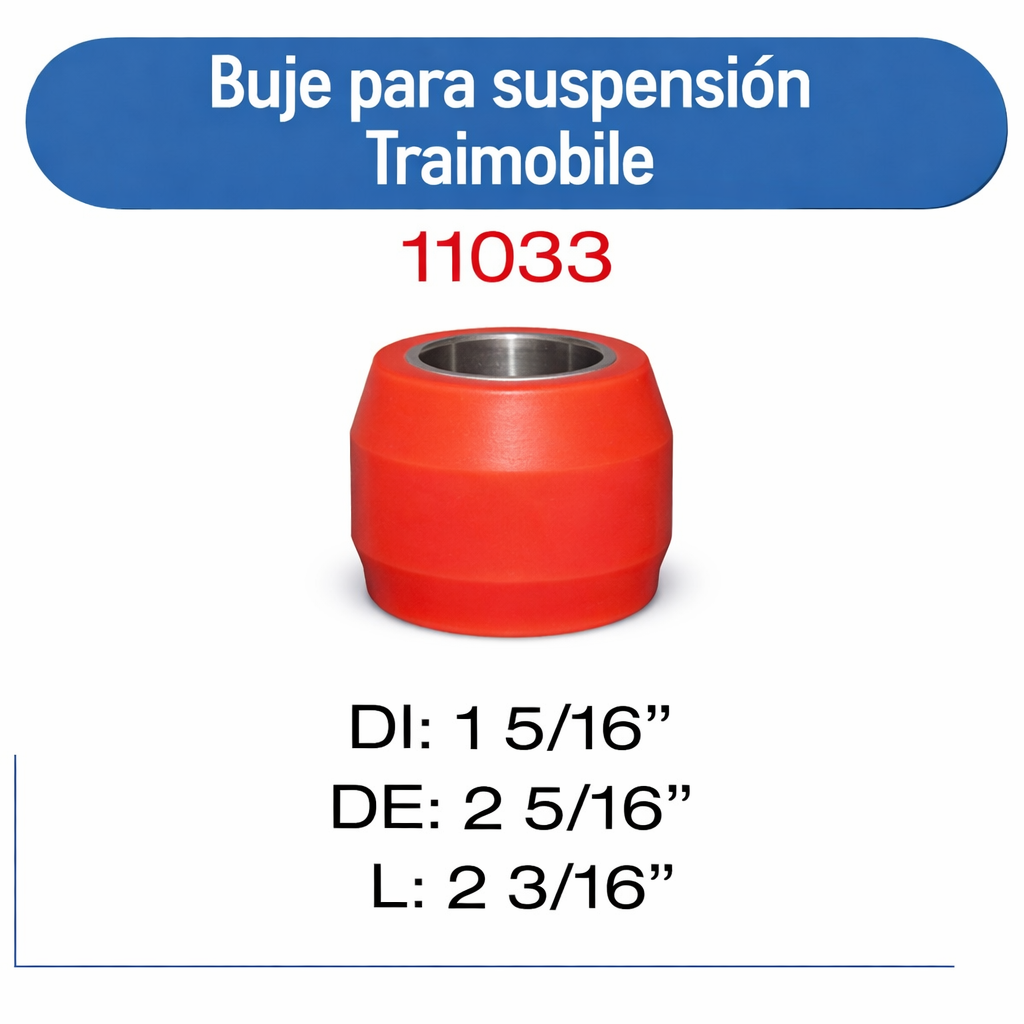 11033 Buje para suspensión traimobile