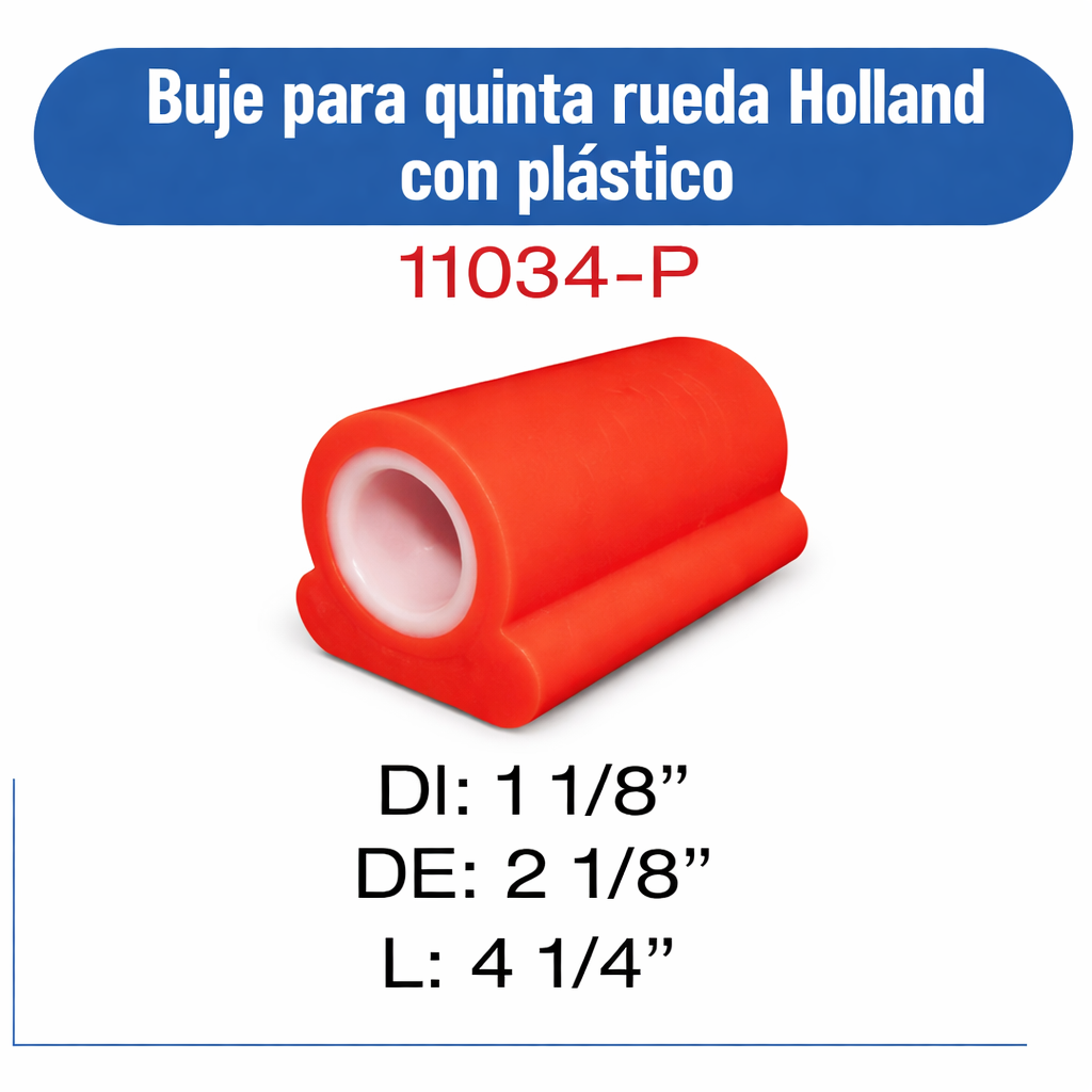 11034-P Buje para quinta rueda holland con plastico