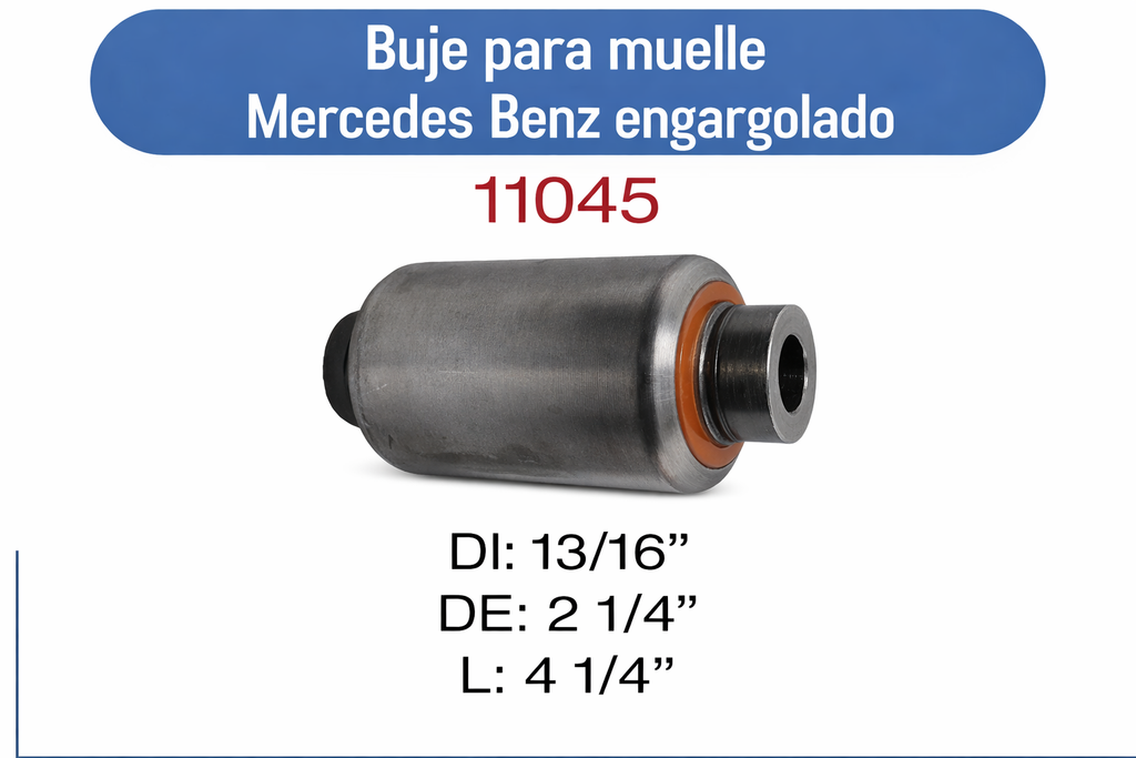 11045 Buje para muelle Mercedes Benz engargolado