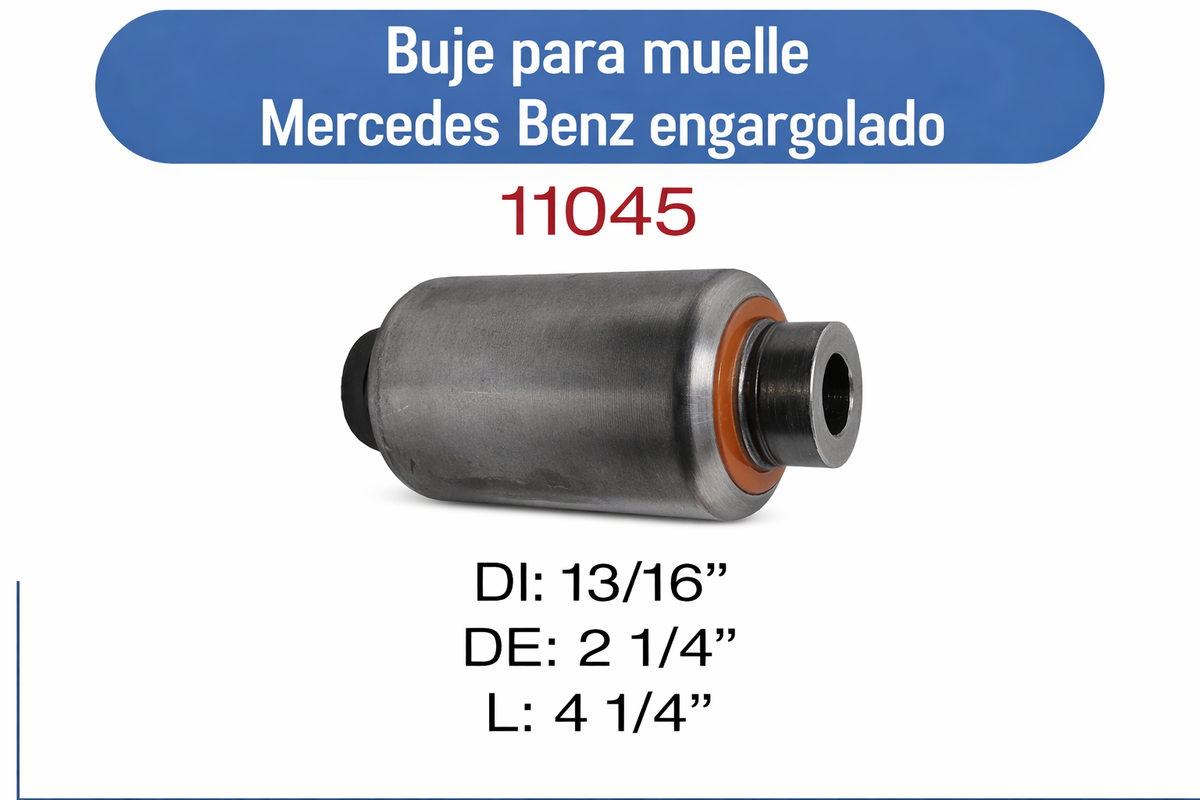 11045 Buje para muelle Mercedes Benz engargolado