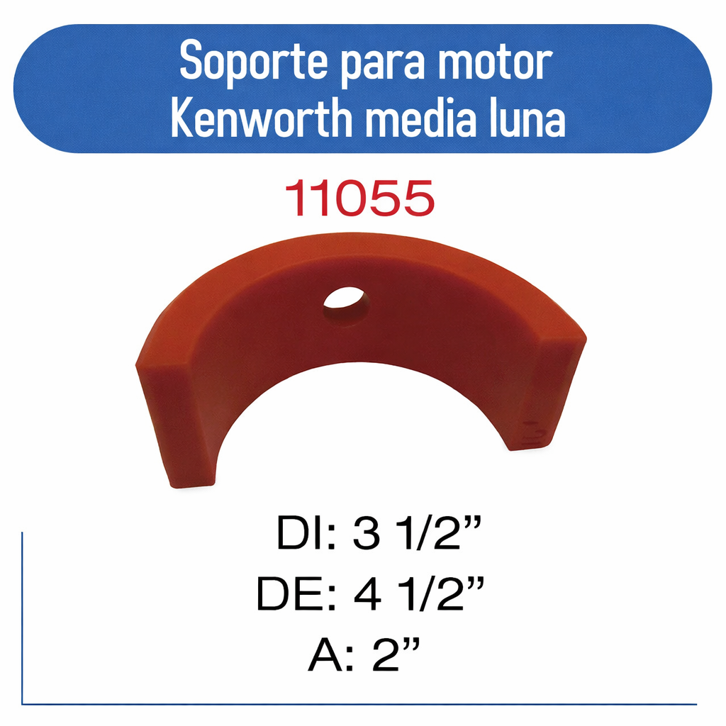 11055 Soporte para motor Kenworth MEDIA LUNA