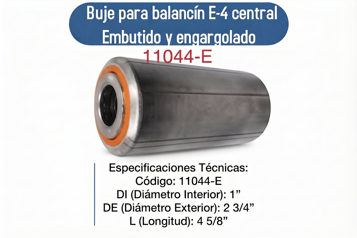 11044-E Buje para balancin E-4 central  engargolado